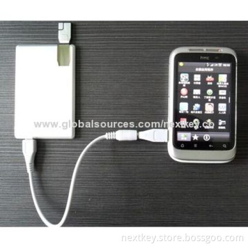 1,000mAh Portable Power Station for iPhone with U-disk Function, 5V/1,000mA Output
